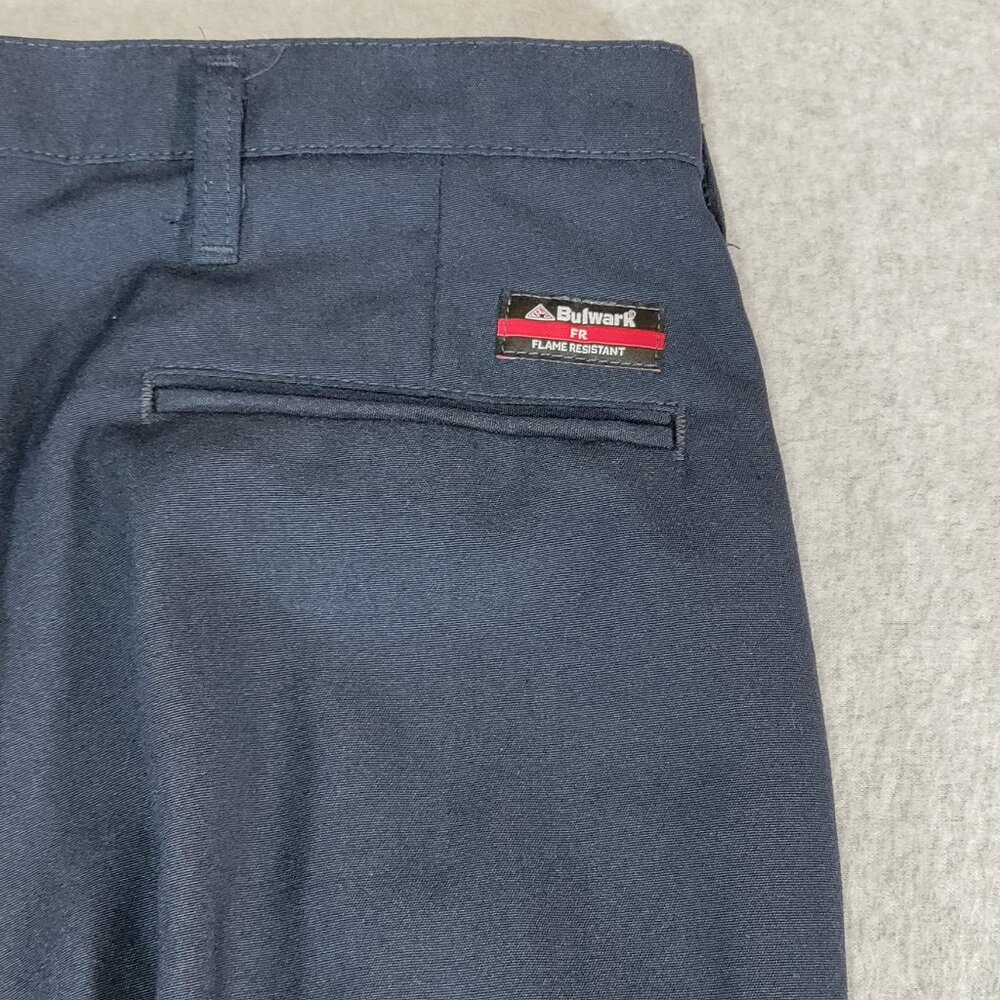Bulwark FR DuPont Nomex Kevlar IIIA Work Pants Mens 36x32 Navy Blue NFPA 2112 - Picture 8 of 13